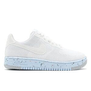 Nike Air Force 1 Crater Flyknit Pure Platinum DC7273-100 Women Sz 10